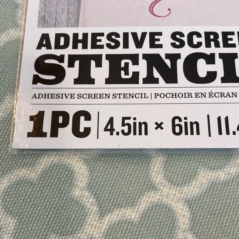 Darice You are so Loved Adhesive Screen Stencil NEW